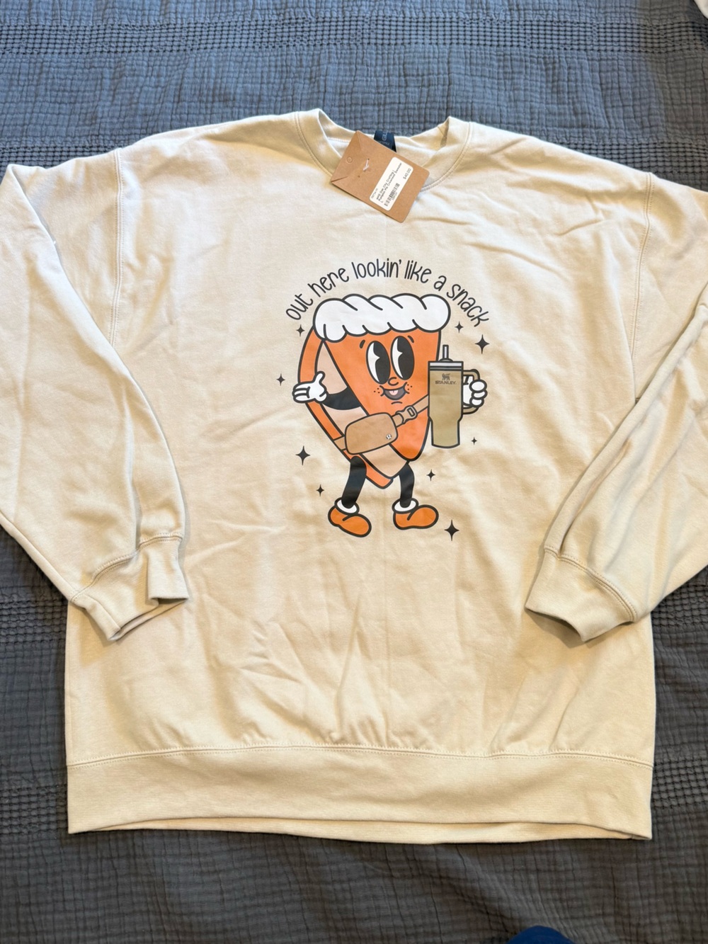 Graphic Pumpkin Pie & Stanley Crewneck Sweatshirt